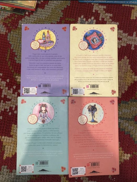4 livros criança princesa poppy