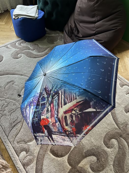 Парасоля абстракт синій нова абсолютна