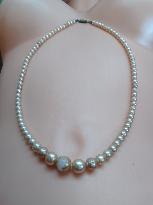 PRL korale naszyjnik stary peerelowski stan