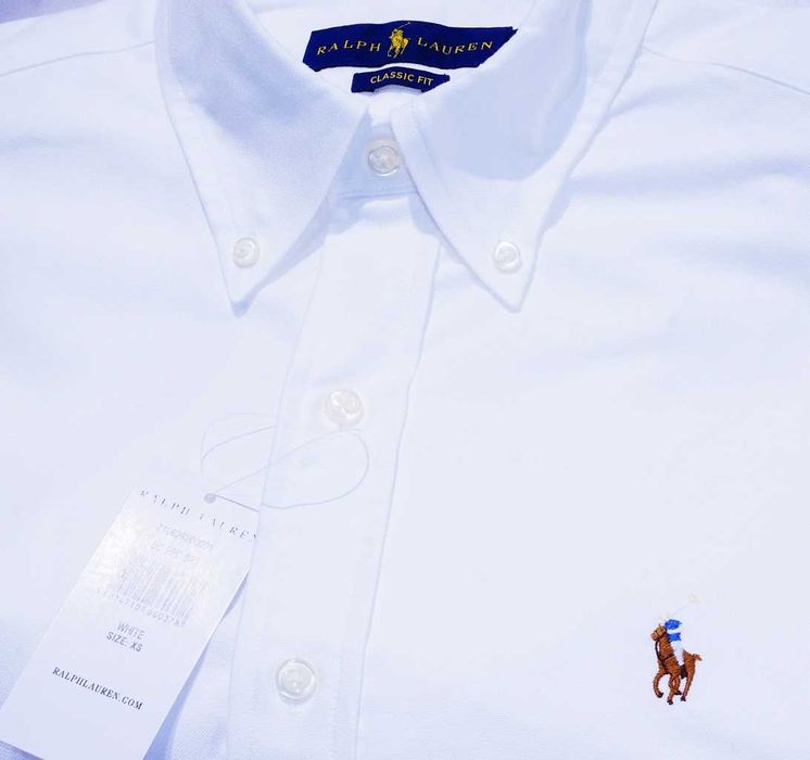 POLO RALPH LAUREN  koszula XS/S  Non iron Japan Selection biała button down oxford Cena Producenta: 420 €