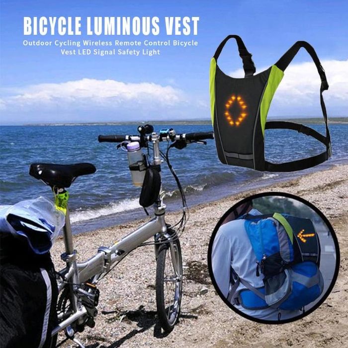 Colete luminoso com controle remoto sem fios