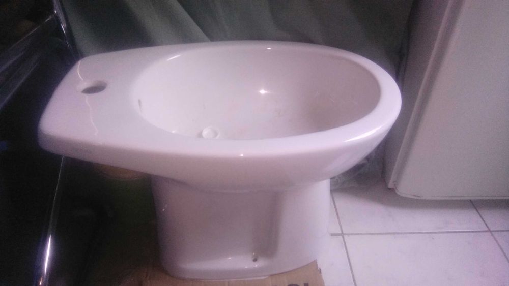 Dois bidés marca Sanitana em bom estado sem riscos nem estalados