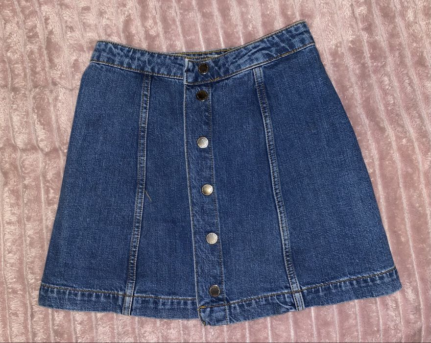 Джинсова спідниця TOPSHOP MOTO