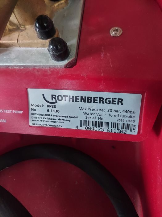 Ручний опресувальний насос Rothenberger RP30