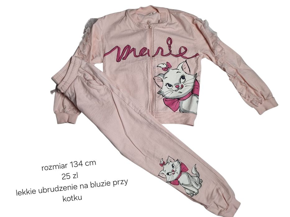 Różowy dres Rozmiar 134