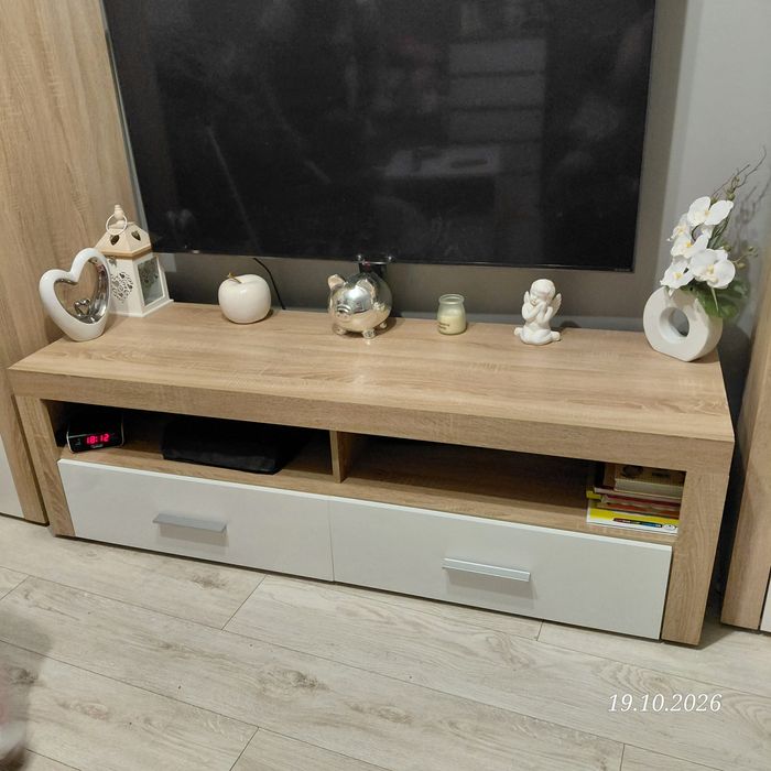 Szafka rtv 155cm dąb sonoma