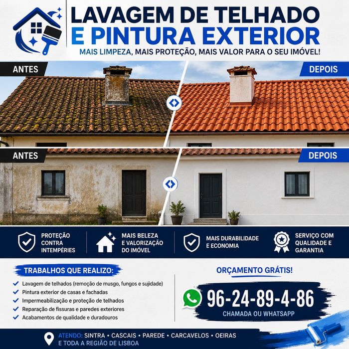 Lavagem de telhados