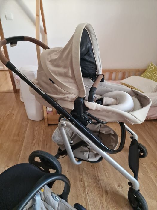 Carrinho bebé confort Lila + ovinho Cabriofix + capa de ovinho