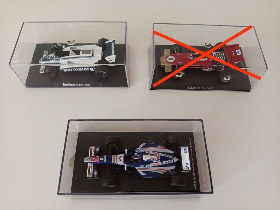 Coleção Carros Miniatura Fórmula 1