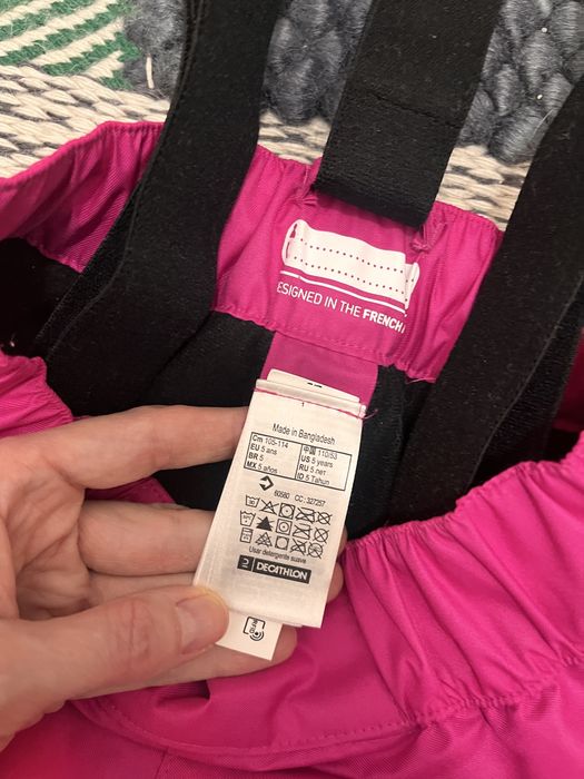 Spodnie od kombinezonu Decathlon rozmiar 114cm