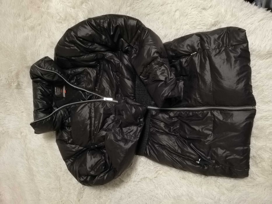 płaszcz puchowy Ochnik S 36 M 38 czarna kurtka puchowa Ochnik M 38