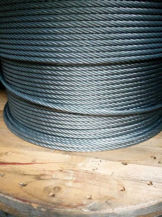 Lina stalowa 12mm ocynkowana wyciąg obornika wyciągarka Polska nowa