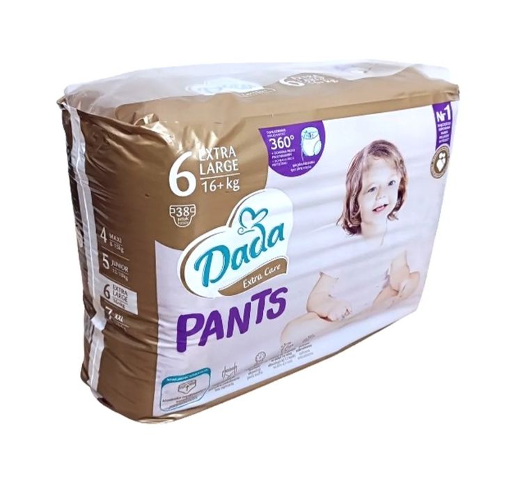 Pieluszki  Dada 6. 16 kg,  38 sztuk