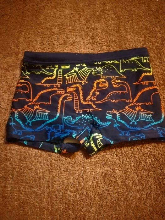 Дитячі плавки-боксери для хлопчика з динозаврами