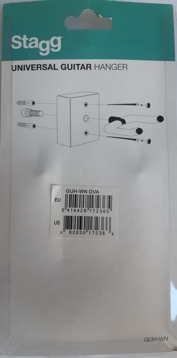 Suporte de guitarra para a parede