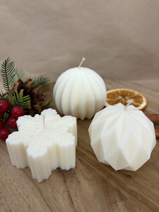 Swieczki sojowe swiateczne