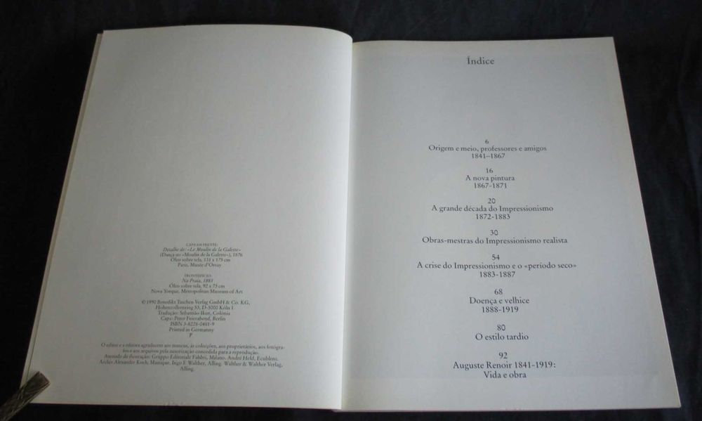 Livro Auguste Renoir Peter H. Feist Taschen