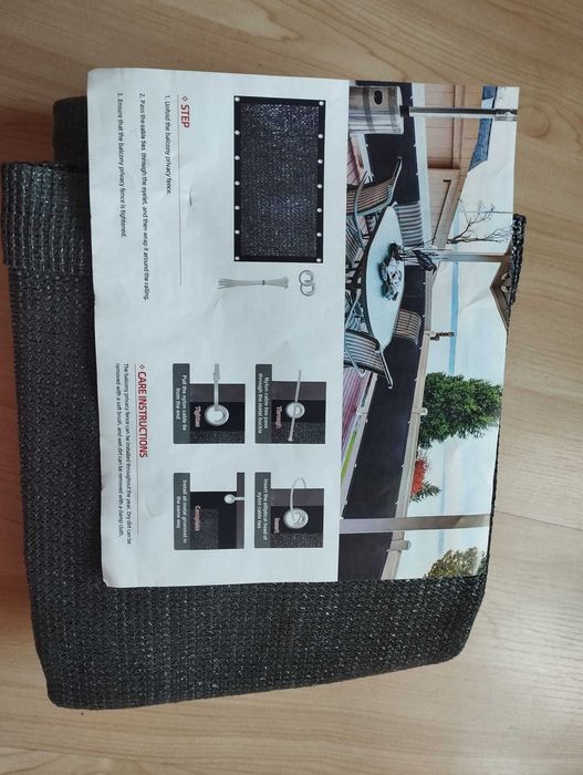 Oslona na balkon ogrodzenie płot