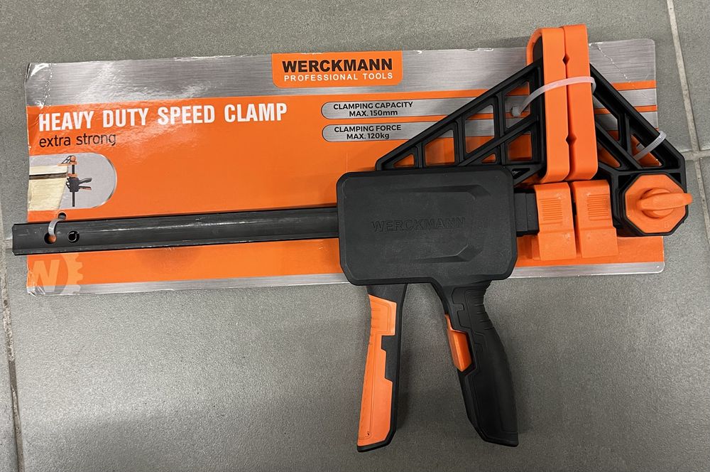 Ścisk stolarski szybki zacisk Werckmann Heavy Duty 150 mm