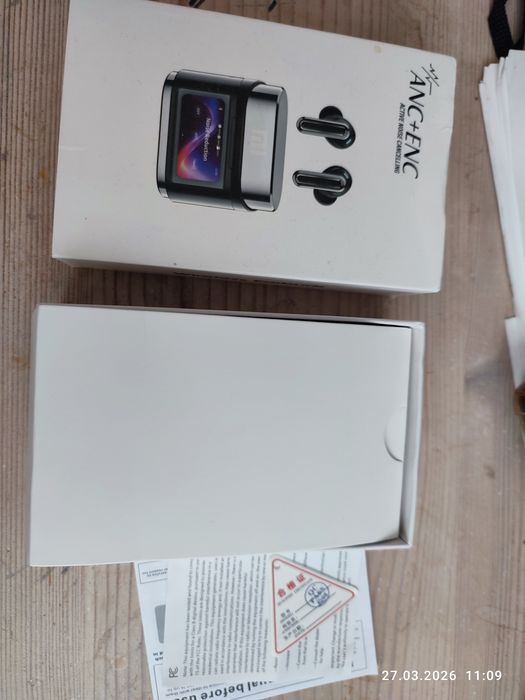 Słuchawki mi anc enc wyswietlacz bluetooth