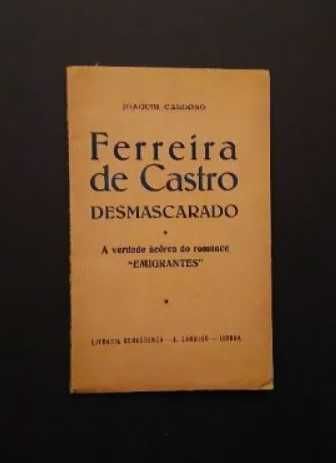 Joaquim Cardoso - Ferreira de Castro Desmascarado