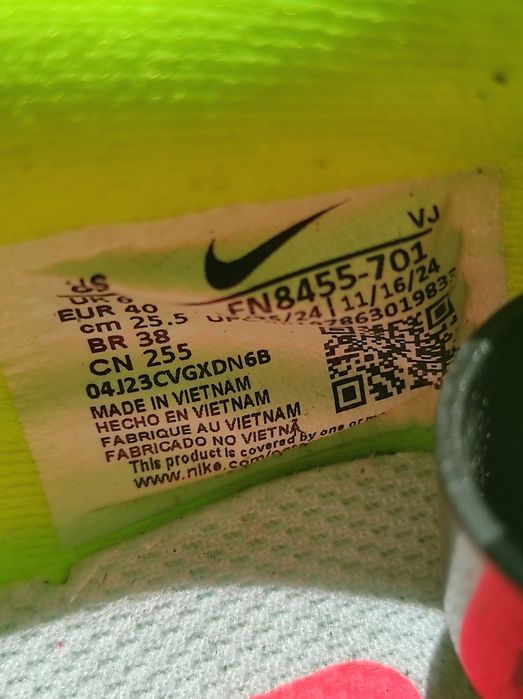 Sapatilhas Running Nike Zoom X Fly 6 tamanho 40