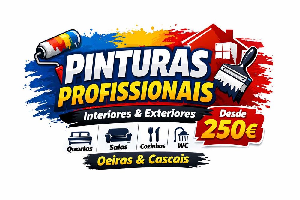 Pintamos a Sua Casa Já | Pintor Oeiras Cascais Desde 250€