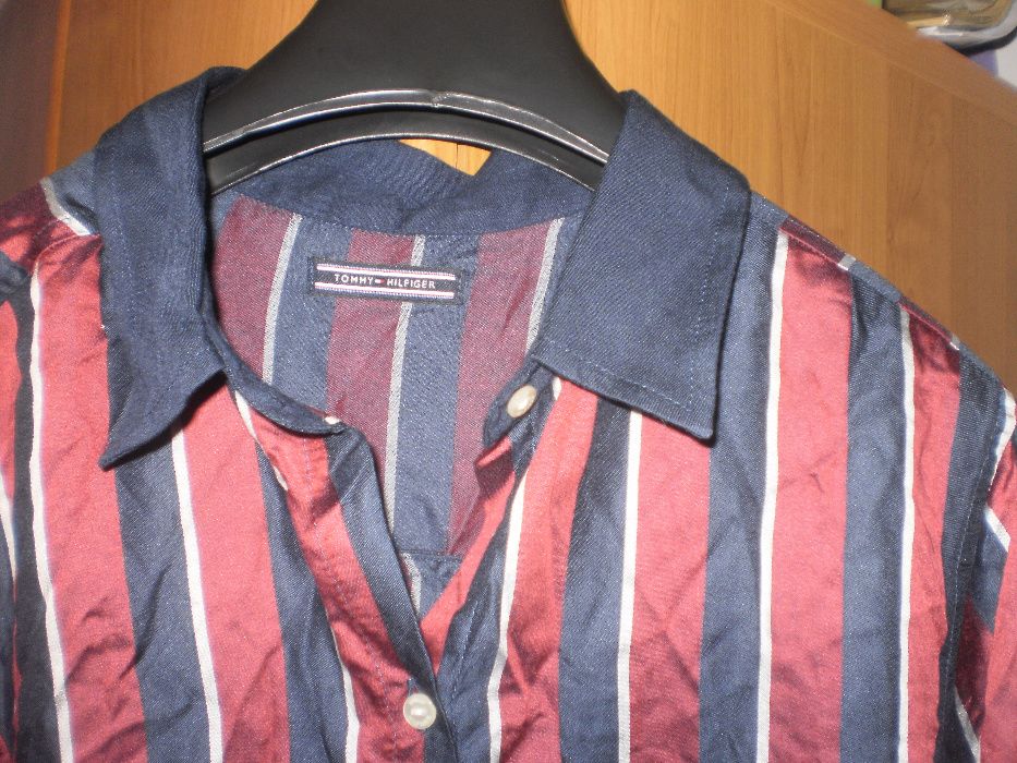 Koszula jedwabna Tommy Hilfiger damska rozmiar XL