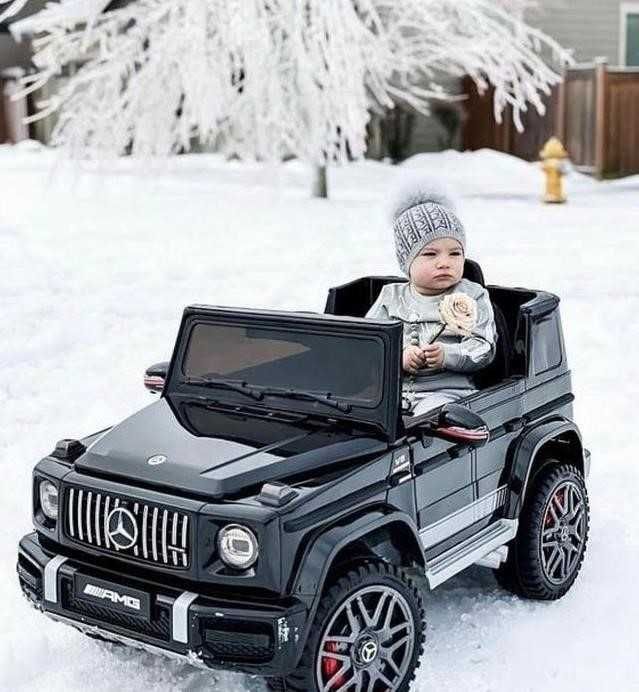 Дитячий електромобіль Гелендваген, колеса EVA, детский электромобиль