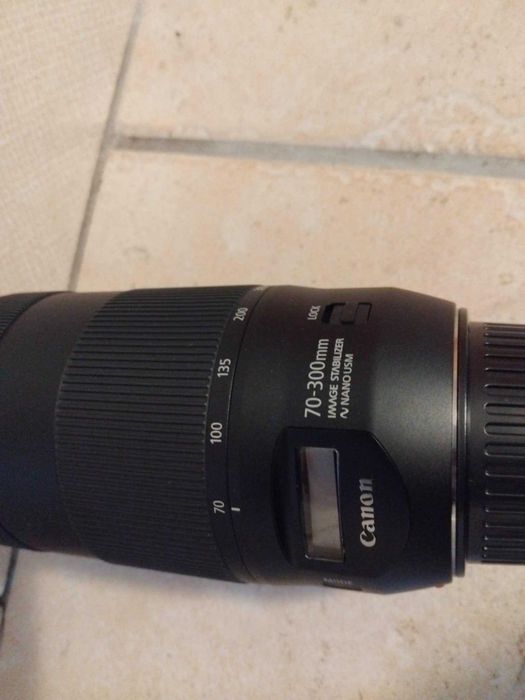 Objetiva Canon 70-300 IS NANO USM - NOVA
