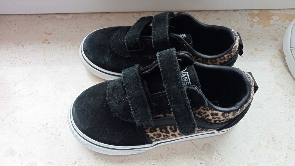 Trampki Vans 25 adidasy na rzep panterka oryginalne skórzane zamszz