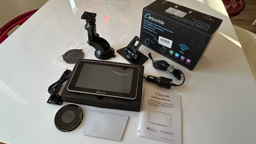 Carpuride 7" Carplay e Android auto mod W701