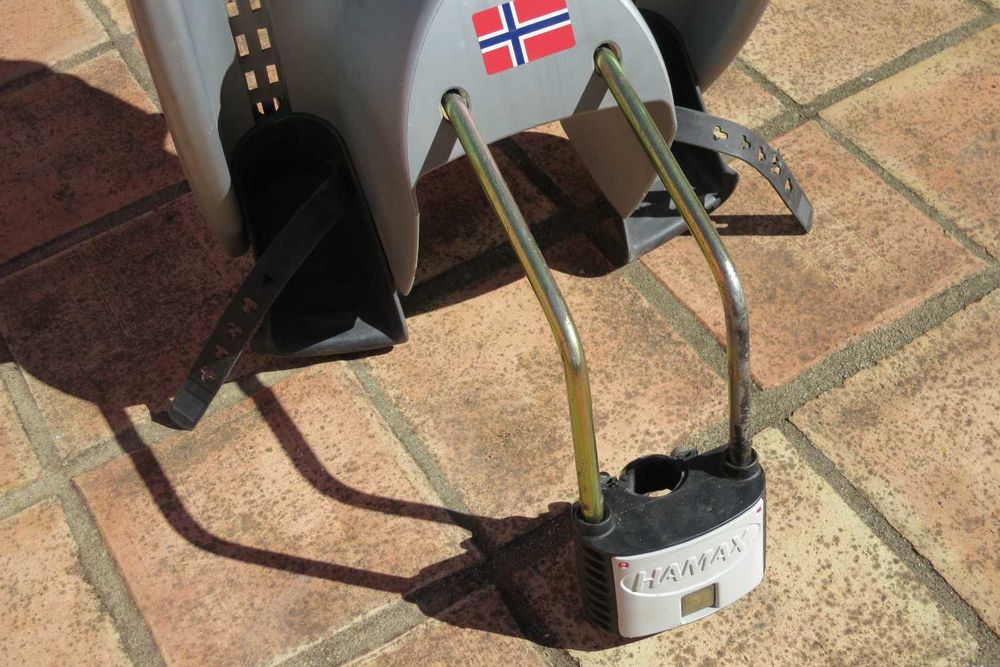 Cadeirinha de bicicleta Hamax para criança