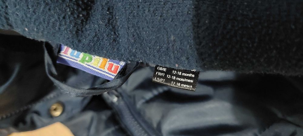 ciepła kurtka zimowa z polarem r. 86