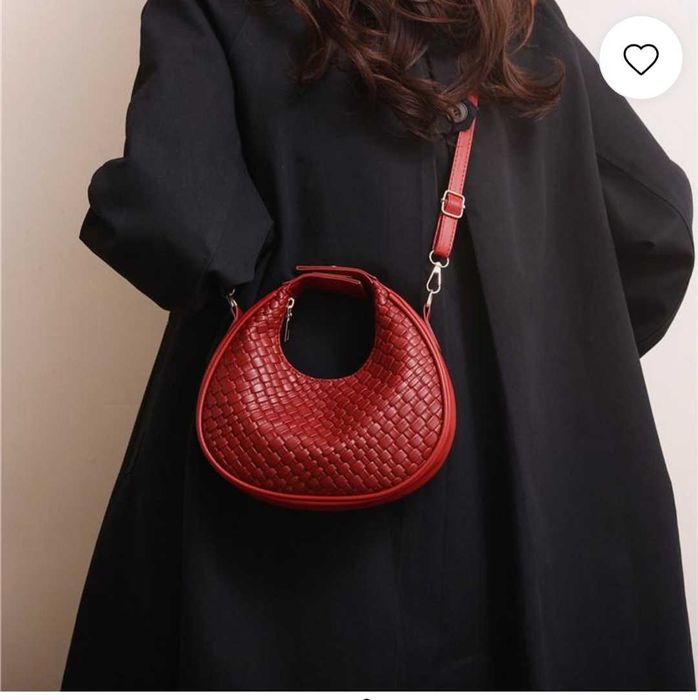 Нова жіноча сумочка. Бордово-червона