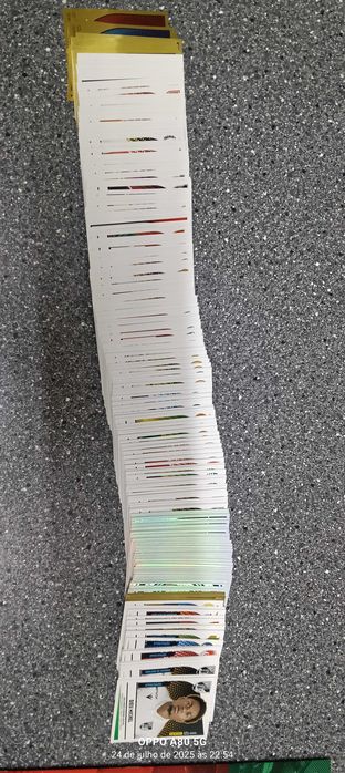 Caderneta Panini completa (cromos para colar)