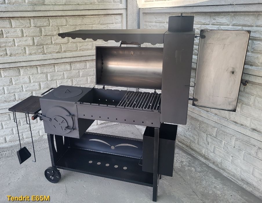 •Хит! УСИЛЕННЫЙ! Мангал Коптильня Барбекю, Печка/ Печь под казан