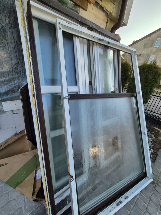 Okna, drzwi z demontażu. Różne rozmiary