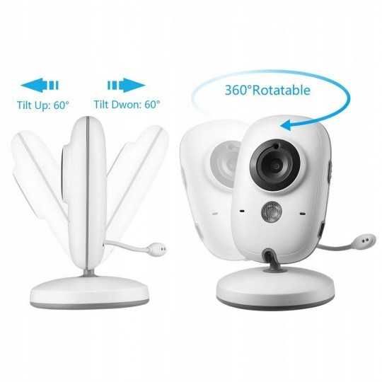 Elektroniczna niania, wbudowany komunikator, podgląd nocny, melodie