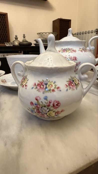 Conjunto de cha SPAL floral