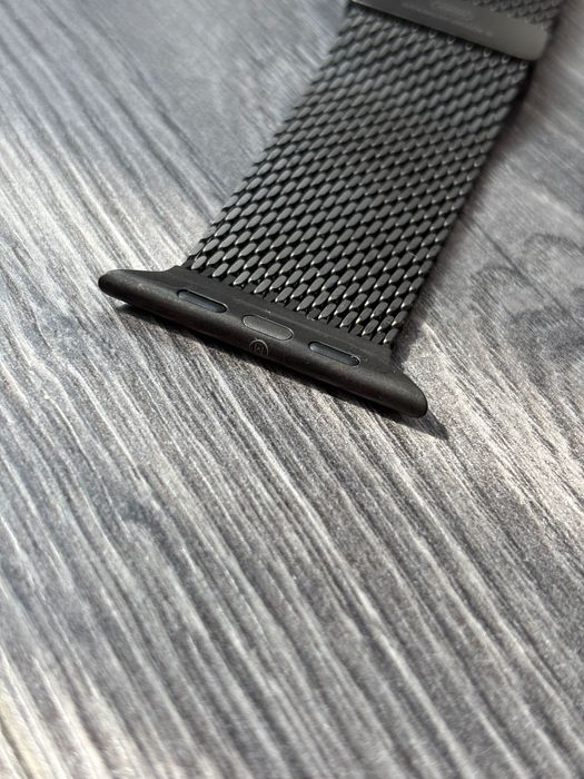 Ремінець Apple 49mm Black Titanium Milanese Loop - Medium