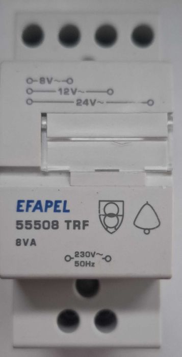 Tranformador 55508 8VA -> 8V | 12V | 24V