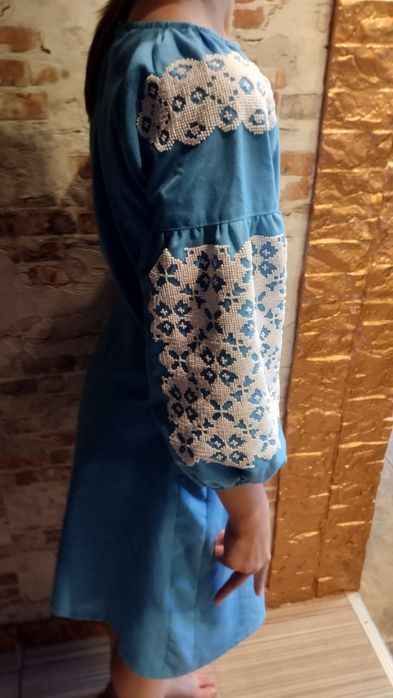 Плаття вишиванка бісером дитяча