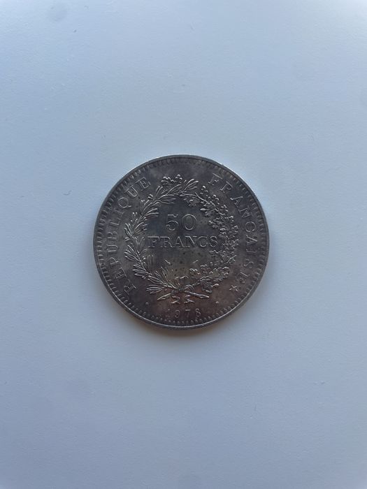 Moeda 50 Francos Hércules 1978