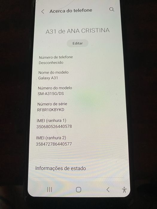 Samsung Galaxy A31 64gb