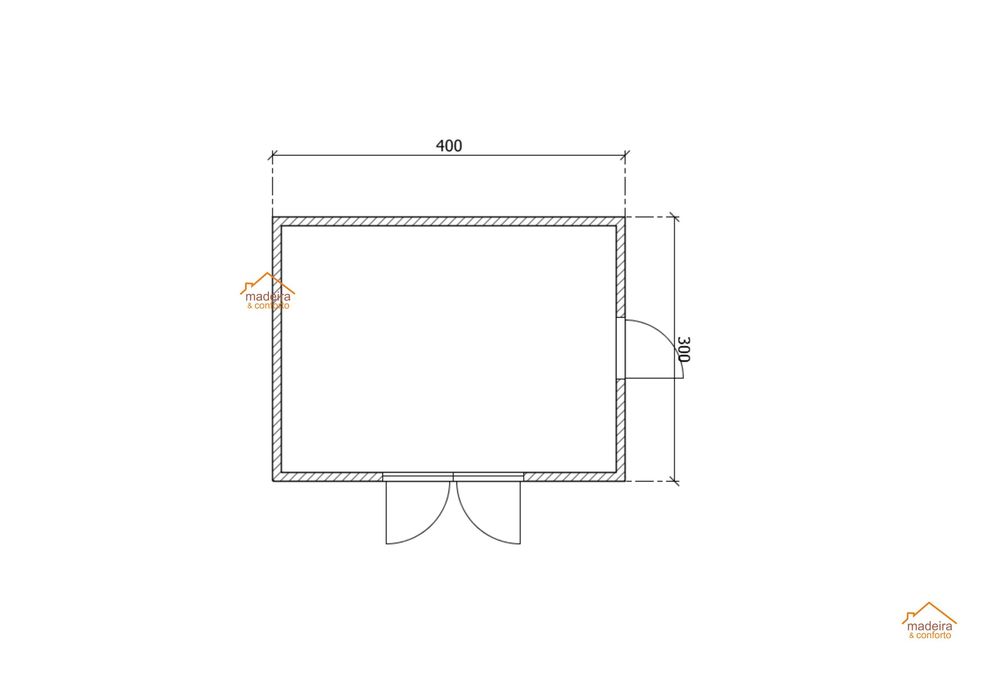 abrigo de jardim / anexo - Madeira&Conforto - abg.15
