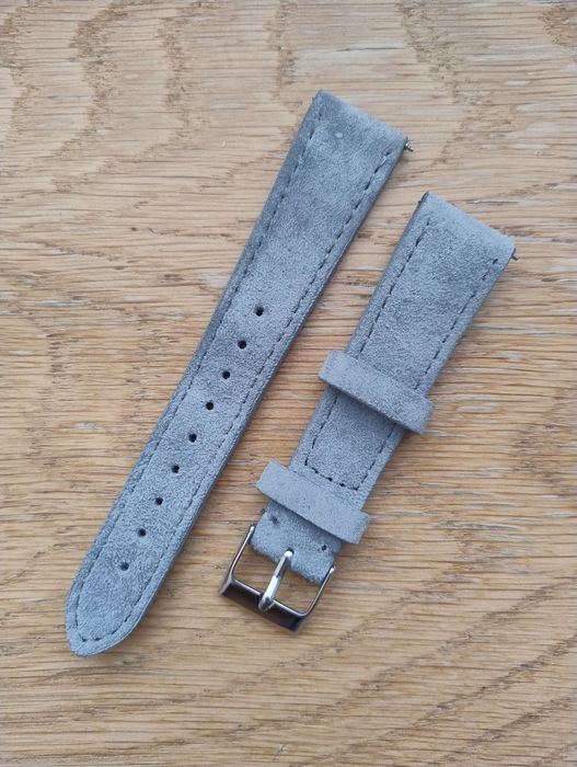 Pasek do zegarka skóra zamsz 20mm Wrocław