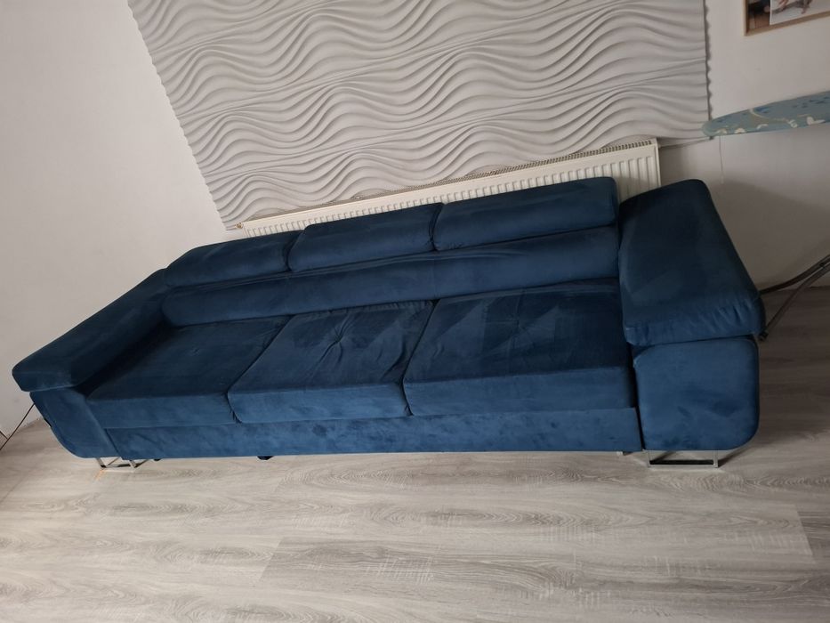 Kanapa  rozkładana welur