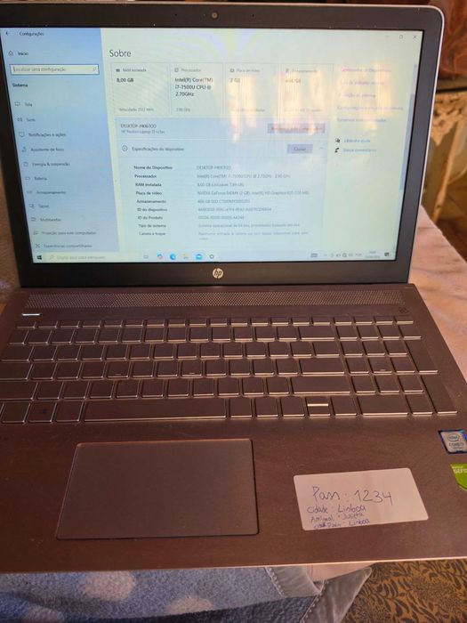 Portátil HP Pavilion Laptop 15