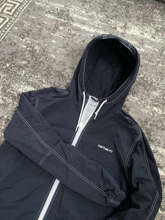 Вітрівка куртка ветровка Carhartt М розмір синього кольору нейлонова